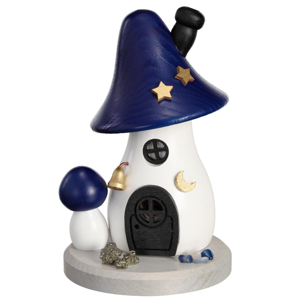 20520, Mondscheinpilz blau, Höhe ca. 15,5 cm